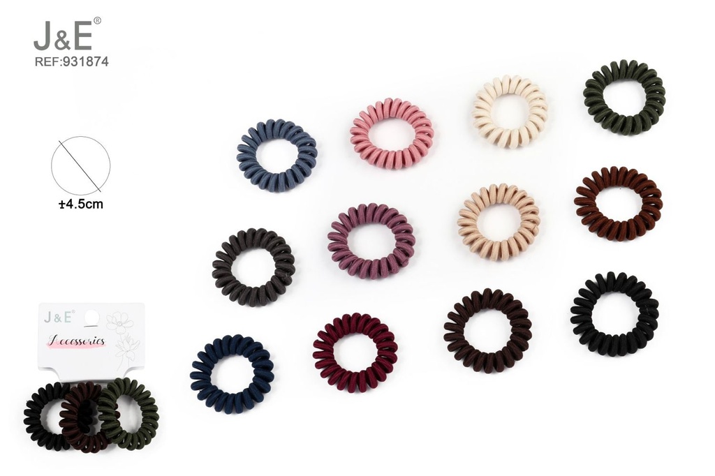 [12u/cx]Set de 3 pinzas de tela otoñales 5.5 cm