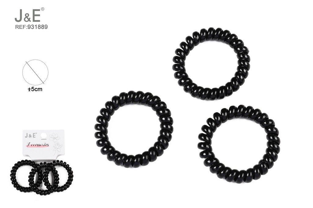 [12u/cx]Set de 3 pinzas brillantes 5.5 cm
