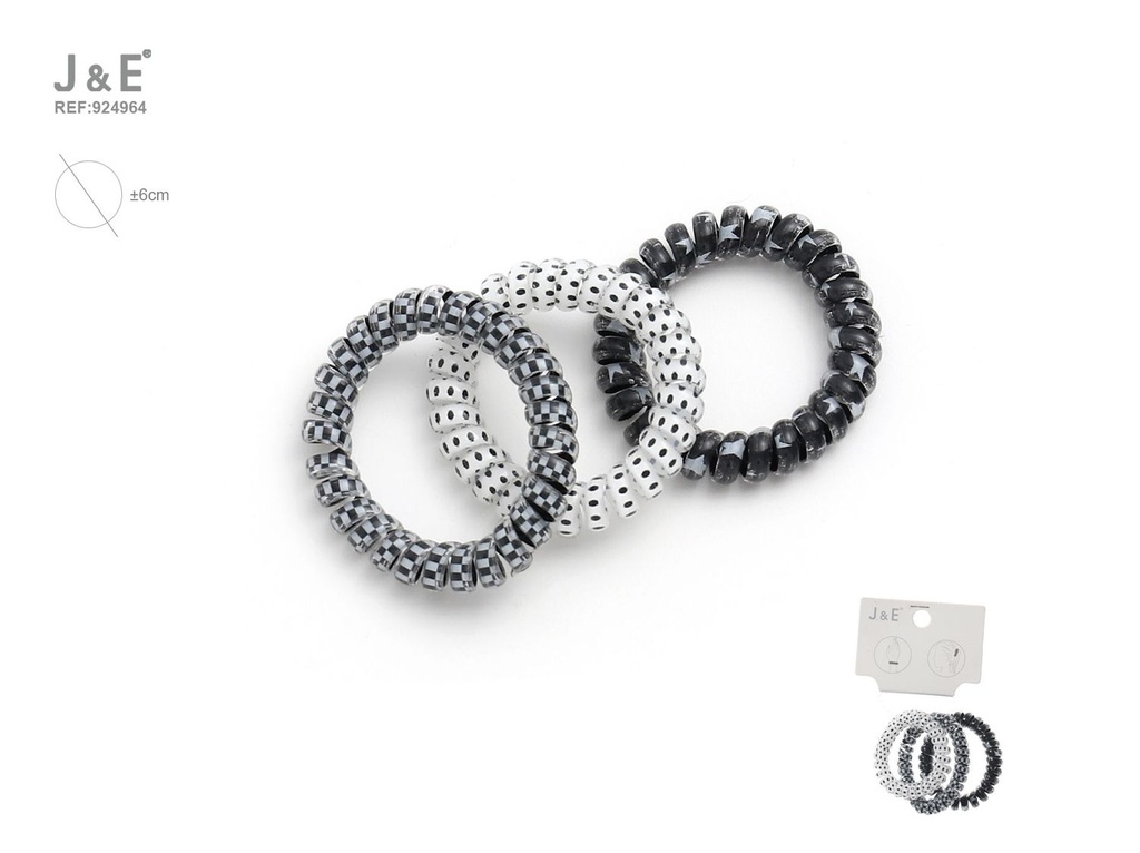 [12u/cx]Set de 3 anillos de teléfono 5.5 cm