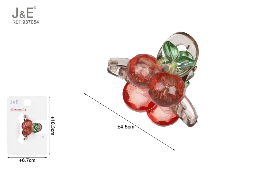 [12u/cx]Pinza de garra pequeña de cereza 4.5 cm