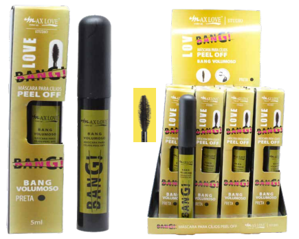 MÁSCARAS PARA CÍLIOS PEEL OFF BANG  MAX LOVE COM 28 UNIDADES
