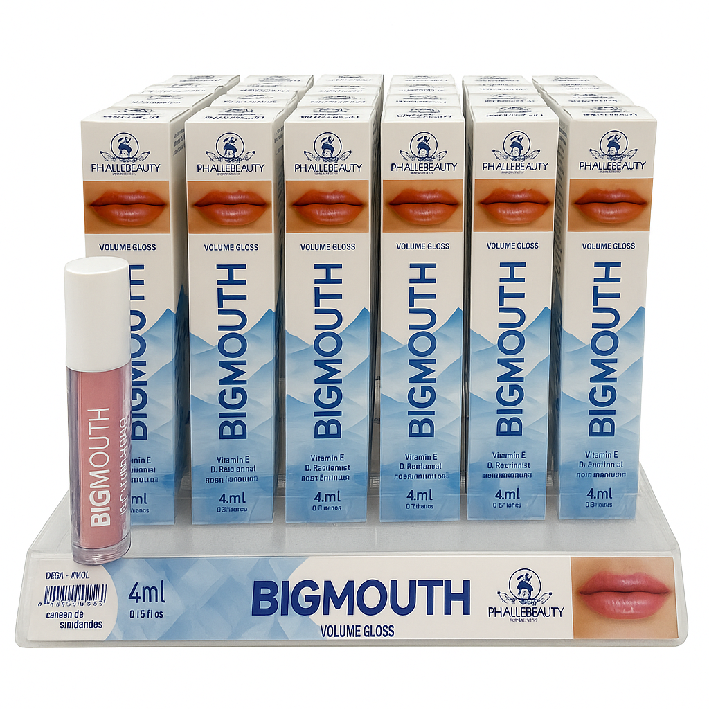 BIG MNOUTH ROSA 4 ML COM 36 UNIDADES