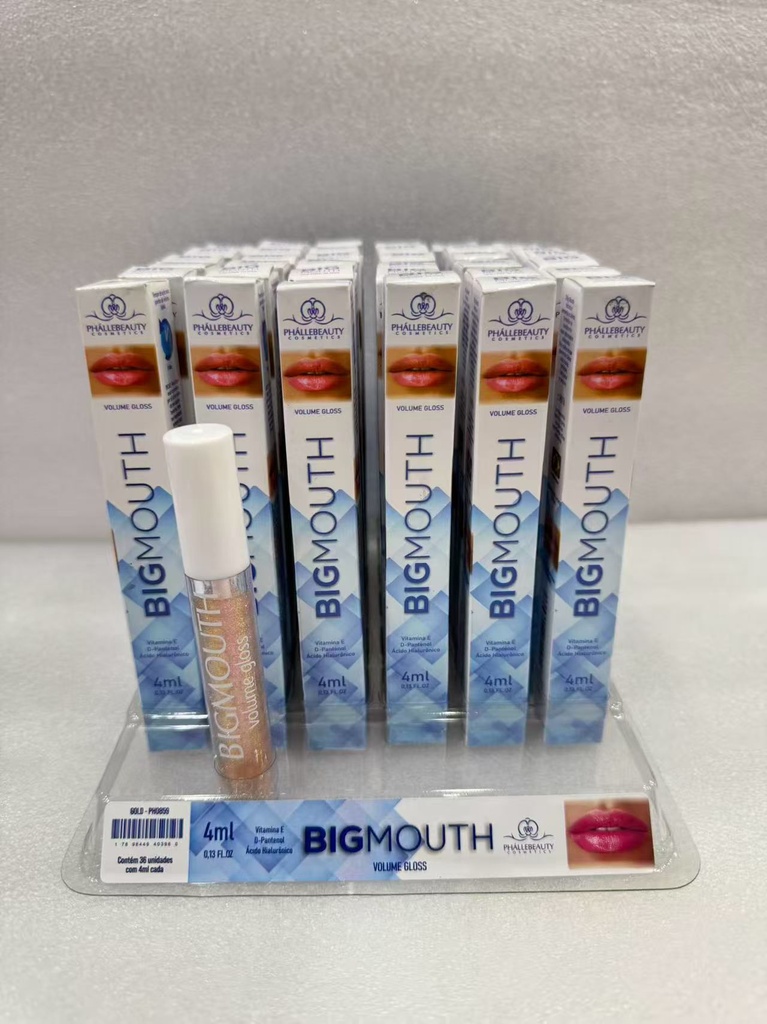 BIG MNOUTH GOLD 4 ML COM 36 UNIDADES