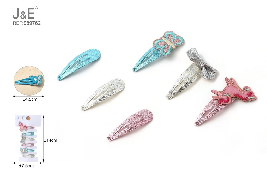 [12u/cx]Set de 6 Broches BB modelo 04