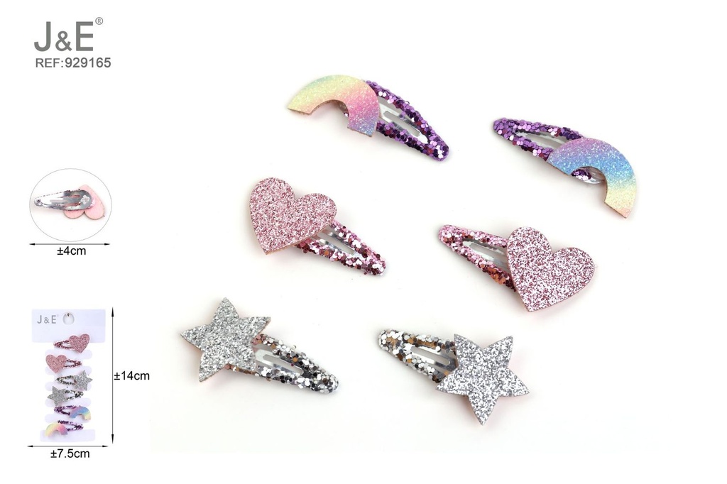 [12u/cx]Set de 6 Broches BB