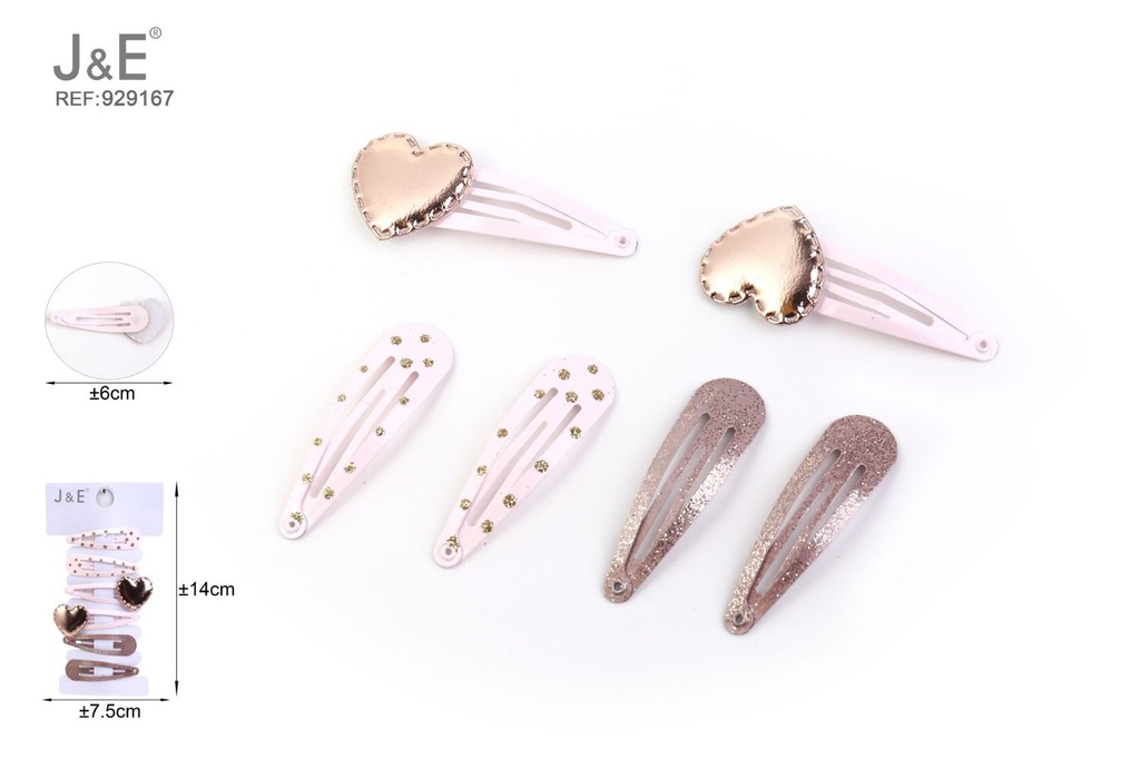 [12u/cx]Set de 6 Broches BB