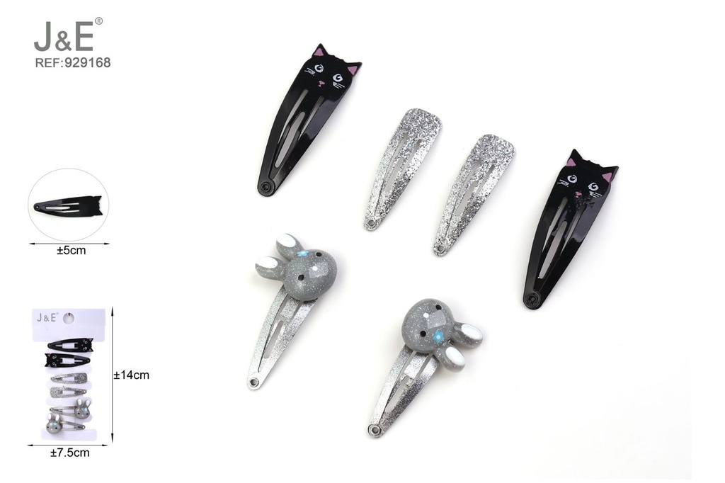 [12u/cx]Set de 6 Broches BB