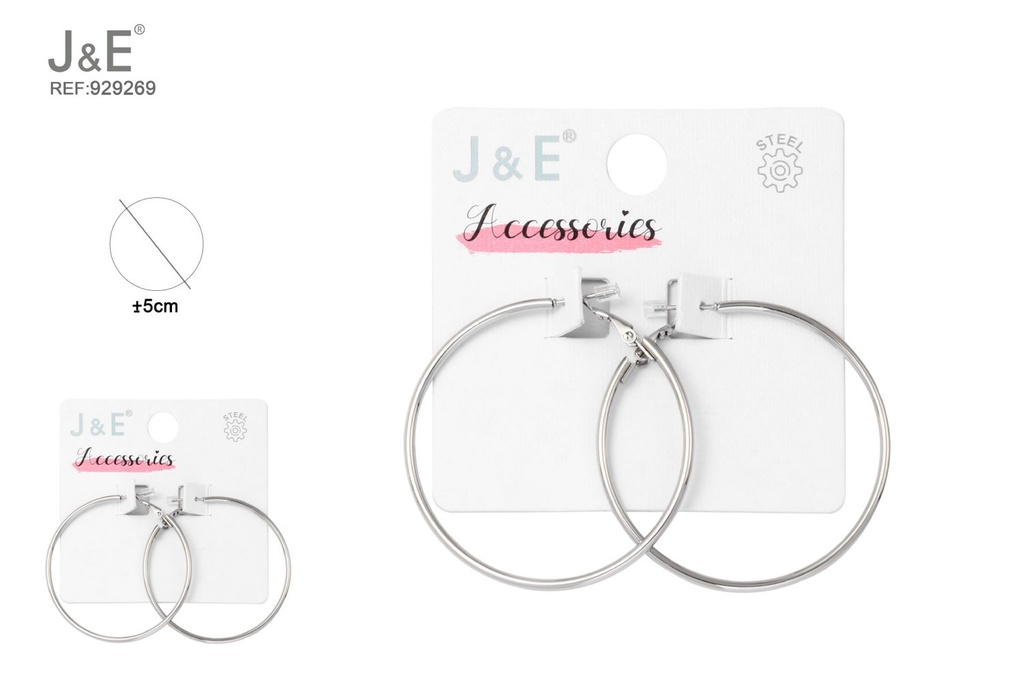 [6u/cx]Aros de acero inoxidable 50#