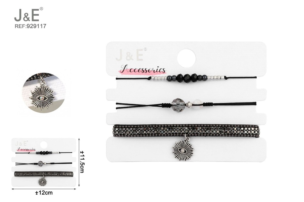 [6u/cx]Set de 3 pulseras