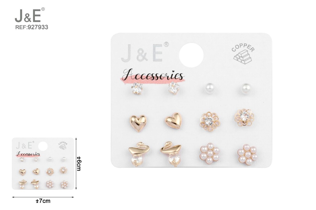 [6u/cx]Conjunto de aretes - 6 pares