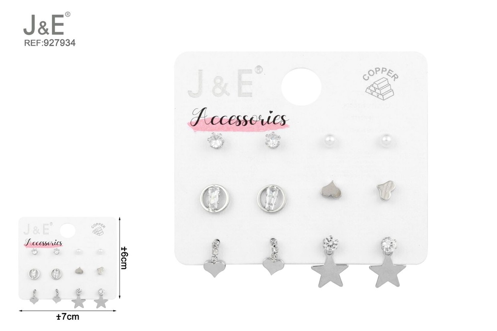 [6u/cx]Conjunto de aretes - 6 pares