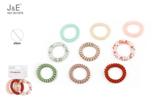 [931879] [12u/cx]Set de 3 pinzas de colores con acabado mate 5.5 cm