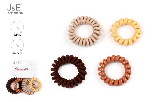 [931884] [12u/cx]Set de 4 pinzas de café dorado 5.5 cm
