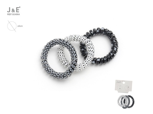 [924964] [12u/cx]Set de 3 anillos de teléfono 5.5 cm