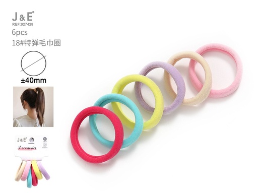 [927428] [24u/cx]Set de anillos de toalla Dupont 6 piezas tonos claros 6 colores