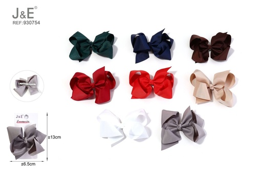[930754] [24u/cx]Clip de burbuja angular 1 pieza tonos escolares 8 colores