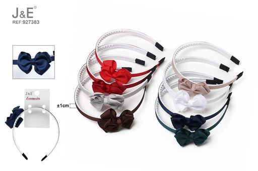 [927383] [12u/cx]Pinzas de pelo de doble lazo en 8 colores para estudiantes 1 pieza
