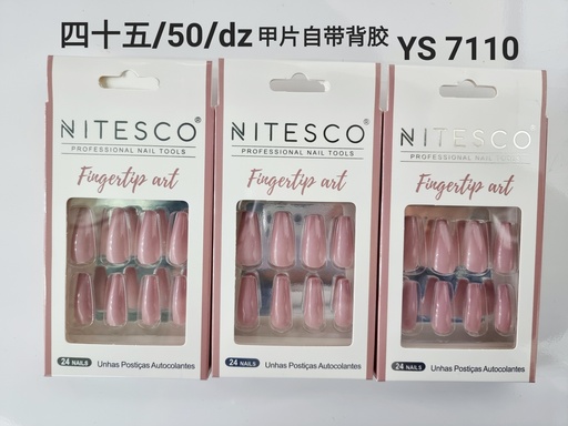 [YS-7110] [12u/cx]Uñas postizas 69 piezas - Modelo E268-321651