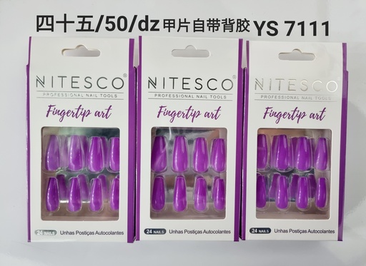 [YS-7111] [12u/cx]Uñas postizas 69 piezas - Modelo 2400529