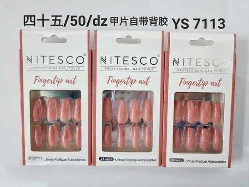 [YS-7113] [12u/cx]Uñas postizas 69 piezas - Modelo E296-321653