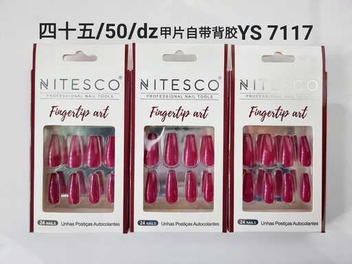 [YS-7117] [12u/cx]Uñas postizas 69 piezas - Modelo 5468241