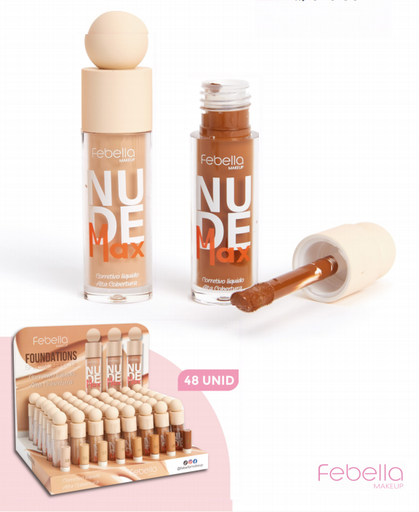 [CL5098] Corretivo Max Nude 48 UNIDADES