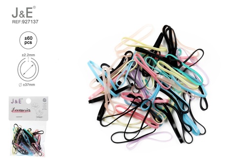 [927137] [24u/cx]Set de ligas grandes multicolor ±60 piezas