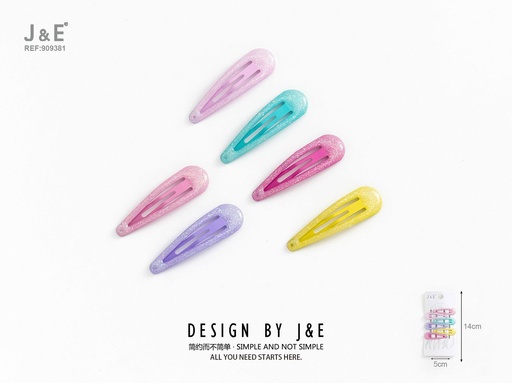 [909381] [12u/cx]Set de 6 Broches BB de 5cm con esmalte