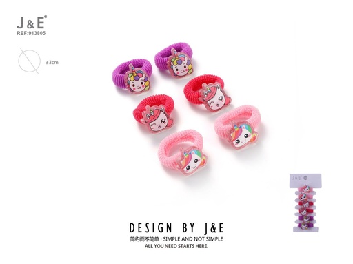 [913805] [12u/cx]Set de 6 Mini accesorios para el cabello