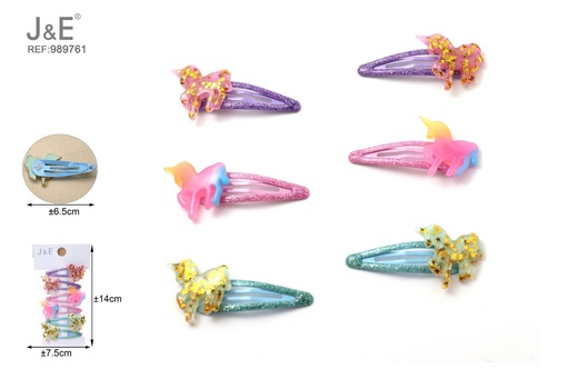 [989761] [12u/cx]Set de 6 Broches BB modelo 03