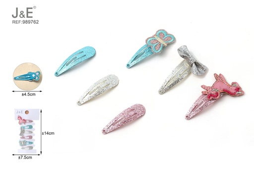 [989762] [12u/cx]Set de 6 Broches BB modelo 04