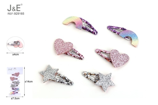 [929165] [12u/cx]Set de 6 Broches BB