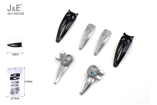 [929168] [12u/cx]Set de 6 Broches BB