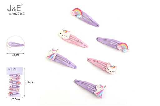 [929169] [12u/cx]Set de 6 Broches BB