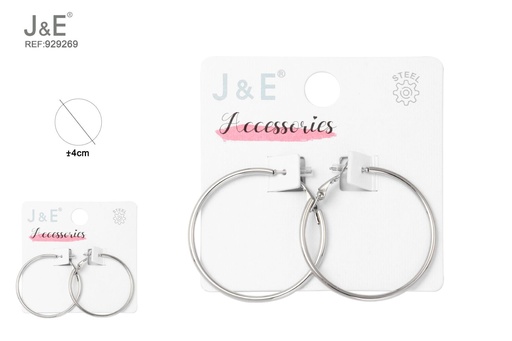 [929269] [6u/cx]Aros de acero inoxidable 40#