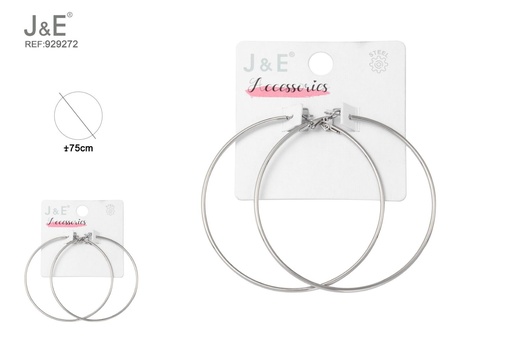 [929272] [6u/cx]Aros de acero inoxidable 75#