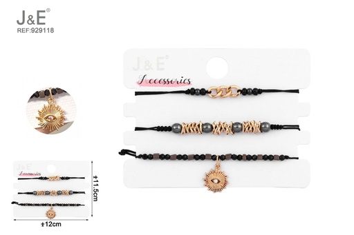 [929118] [6u/cx]Set de 3 pulseras