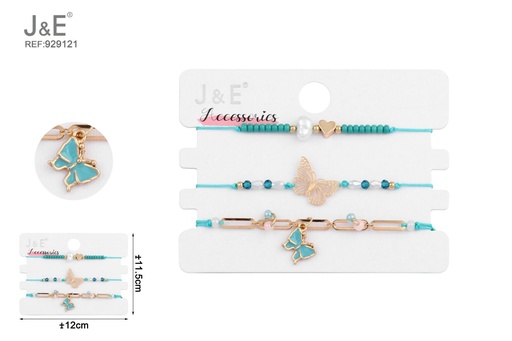 [929121] [6u/cx]Set de 3 pulseras