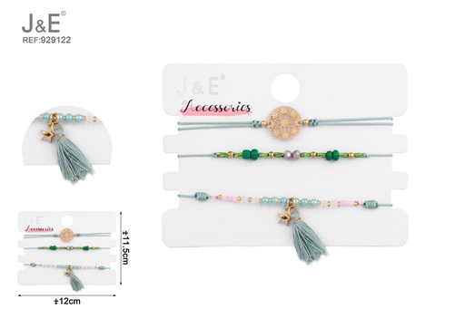 [929122] [6u/cx]Set de 3 pulseras