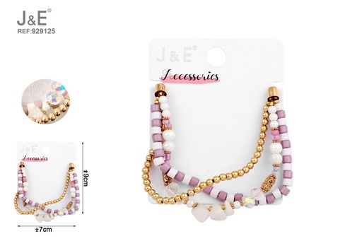 [929125] [6u/cx]Pulsera de múltiples capas