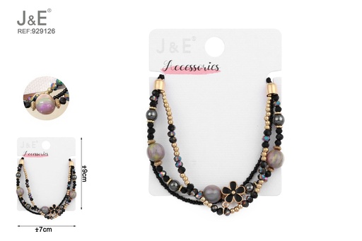 [929126] [6u/cx]Pulsera de múltiples capas