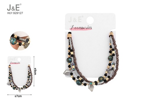 [929127] [6u/cx]Pulsera de múltiples capas
