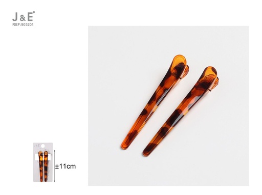 [905201] [12u/cx]Set de 2 pinzas de pato 10 cm (modelo 3007 A002)