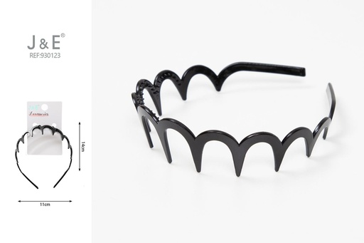 [930123] [12u/cx]Hebilla con dientes y diseño brillante, 3cm