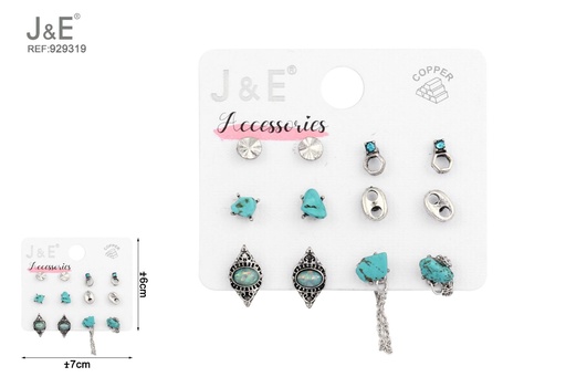 [929319] [6u/cx]Conjunto de aretes - 6 pares