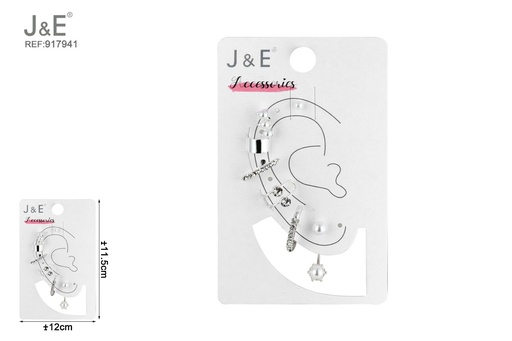 [917941] [6u/cx]Set de 8 pares de pendientes