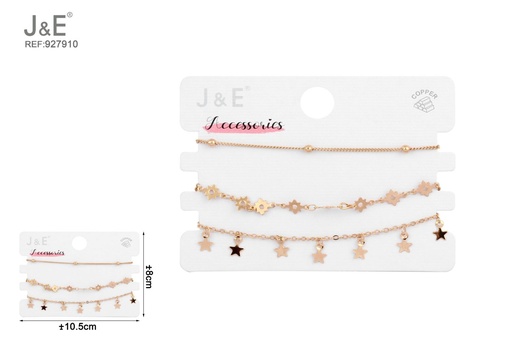 [927910] [6u/cx]Set de 3 pulseras